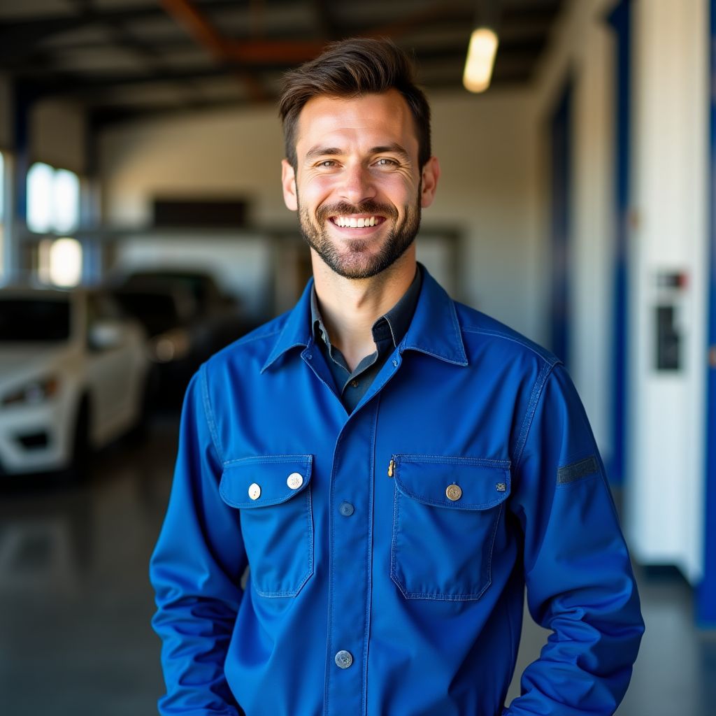Retrato de Roberto Vázquez, propietario de Taller Automotriz Valencia